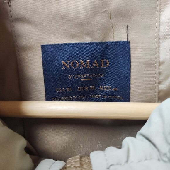 Nomad Jacket Men XL Brown Tan Josiah Quilted Puffer Full Zip Outdoor Winter Cozy - Picture 4 of 11